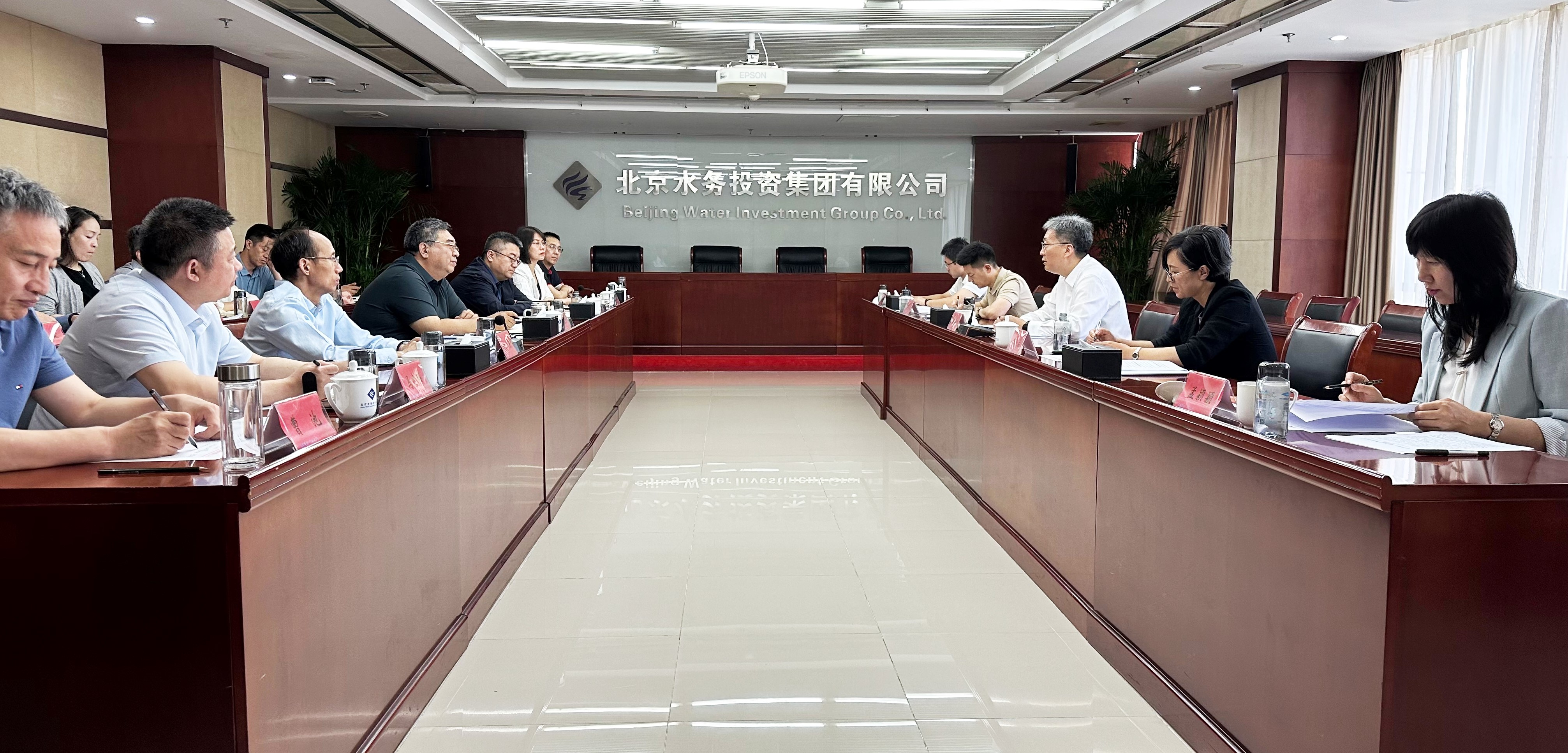 市国资委辅导赴水投集团、、永定河道域公司调研领导工作